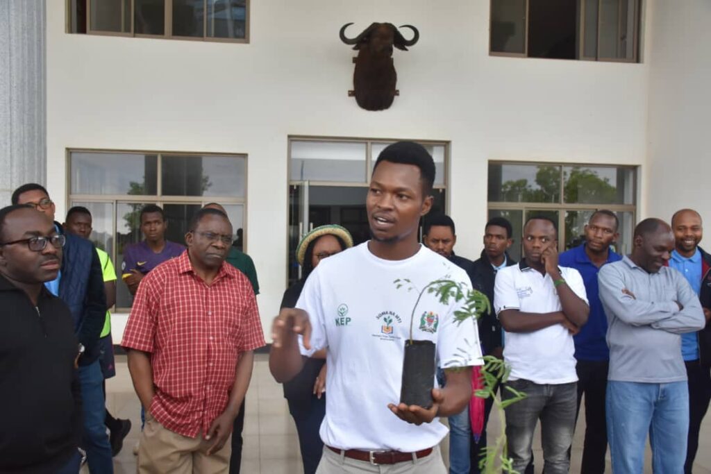 Lake Chala and Tree planting
