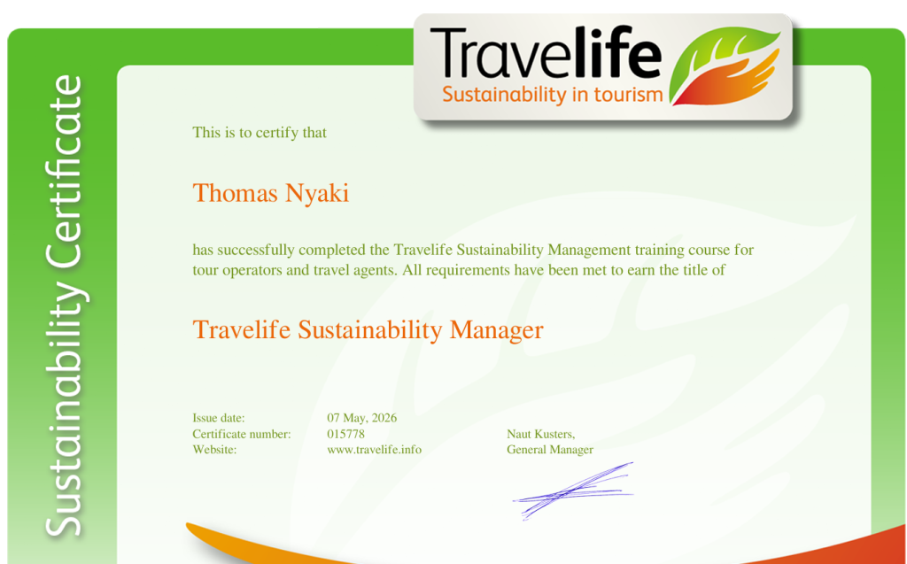 travelife certificate